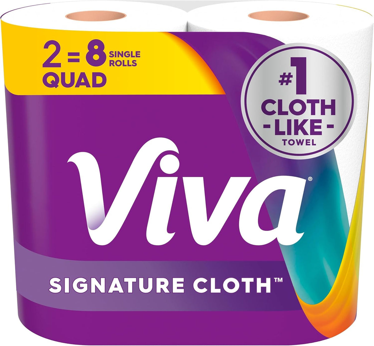 Viva Signature Cloth Paper Towels, 3 Double Rolls, 86 Sheets per Roll