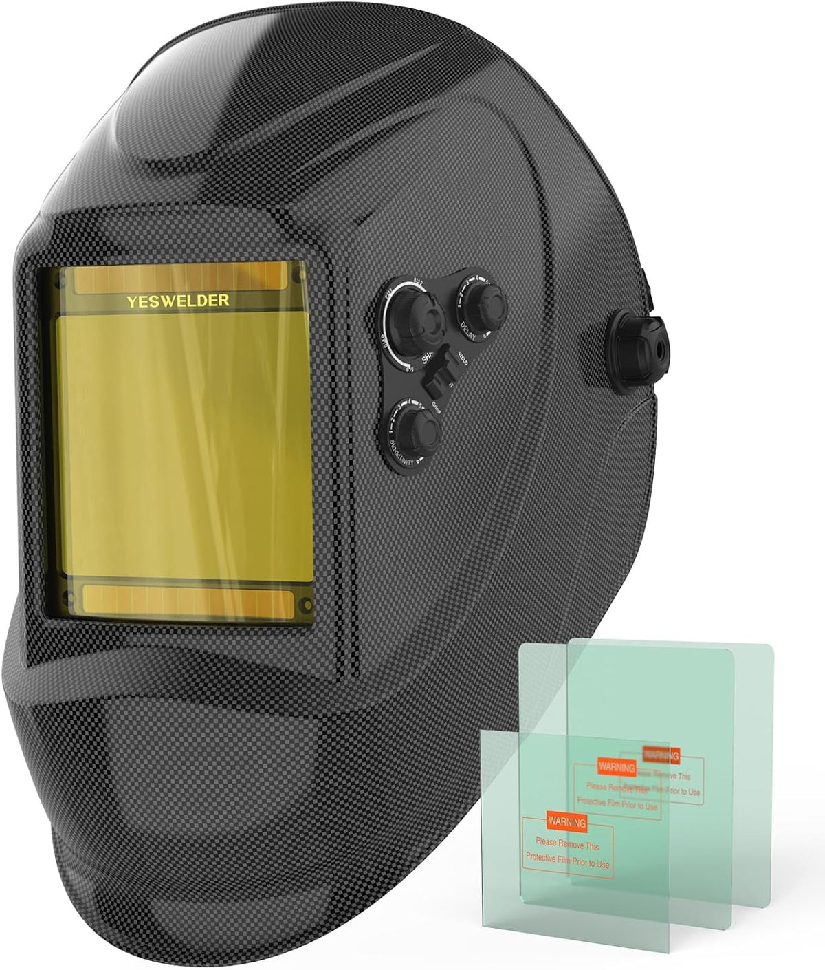 YESWELDER Auto Darkening Welding Helmet, Large View, LYG-M800H