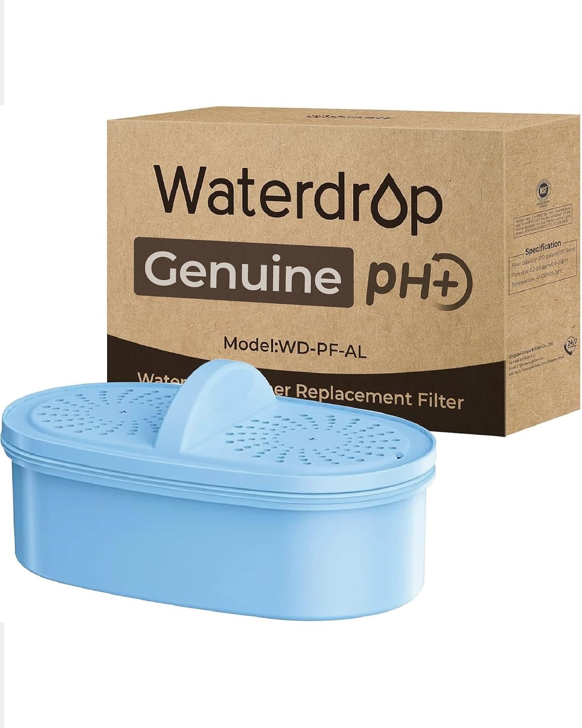 [Genuine] Waterdrop PF-AL Alkaline Water Filter for Waterdrop Pitchers