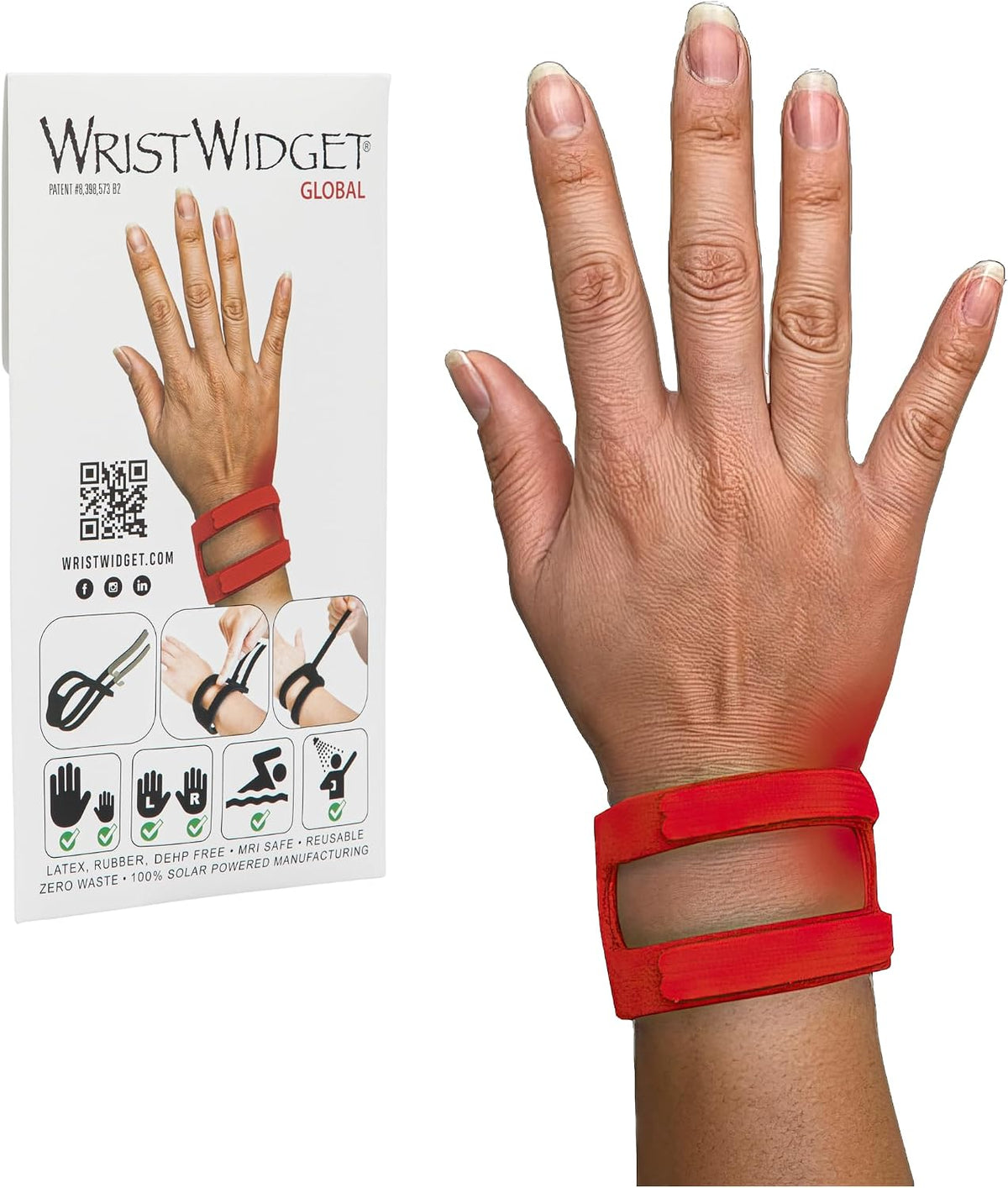 WristWidget® Wrist Brace for TFCC Tears, One Size fits most. For Left and Right Wrists, Support for Weight Bearing Strain, Exercise
