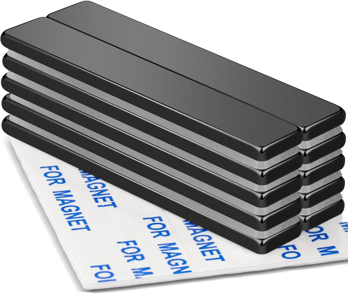 MIKEDE Strong Neodymium Magnets with Adhensive Backing 60x10x3 mm, 5 Pcs