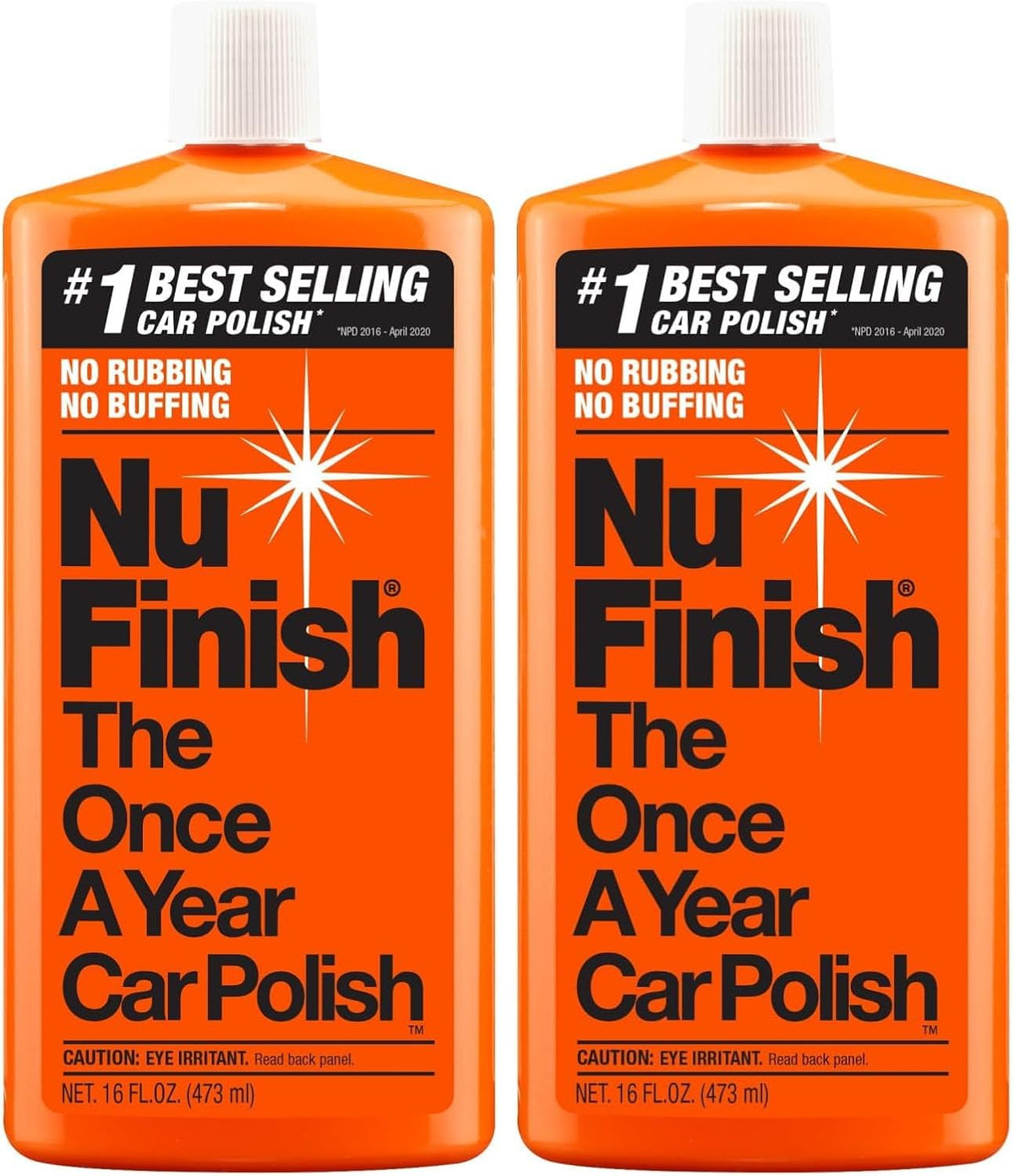 Nu Finish The Once A Year Car Polish Liquid - 16 OZ