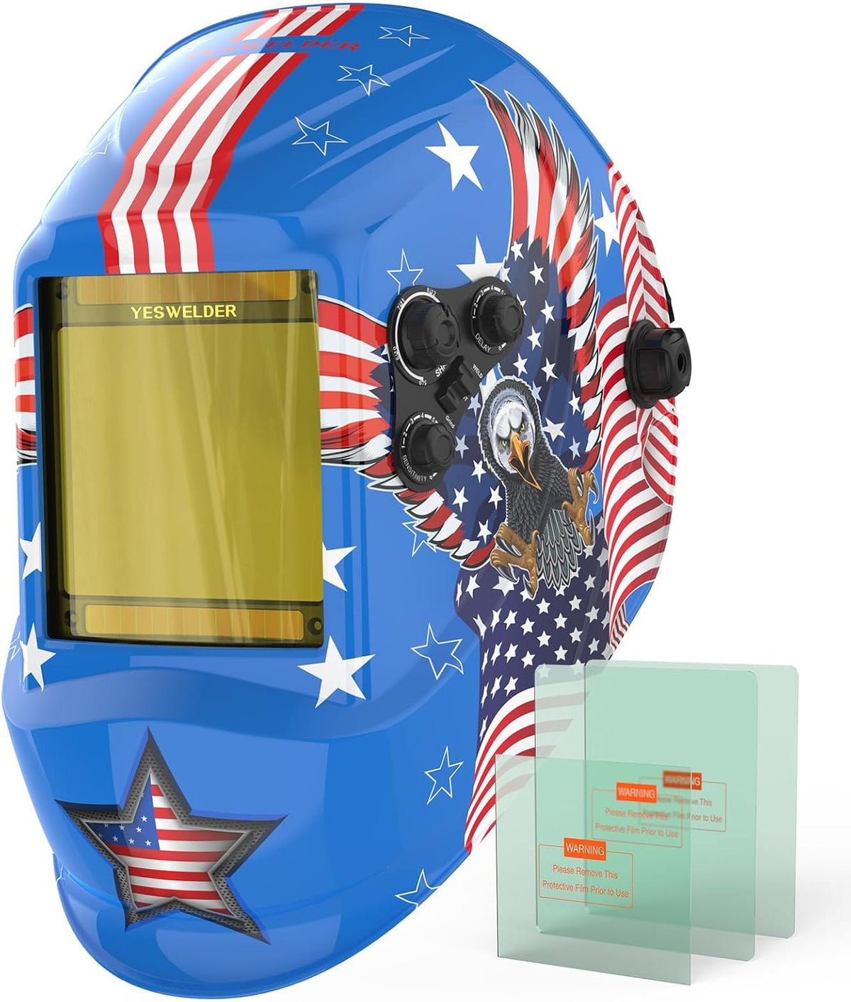 YESWELDER Auto Darkening Welding Helmet, Large View, LYG-M800H