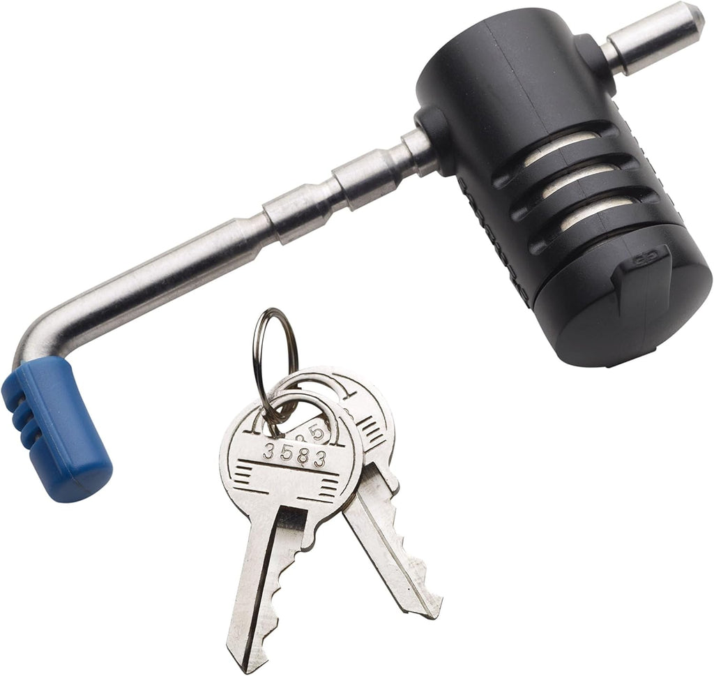 Master Lock Adjustable Coupler Lock Stainless Steel Trailer Hitch 2847DAT