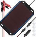SUNER POWER Waterproof 12W 12V Solar Battery Charger & Maintainer Pro, Built-in UltraSmart MPPT Charge Controller, 12 Volt Solar Panel Trickle Charging Kits for Car Automotive Boat Marine RV Trailer