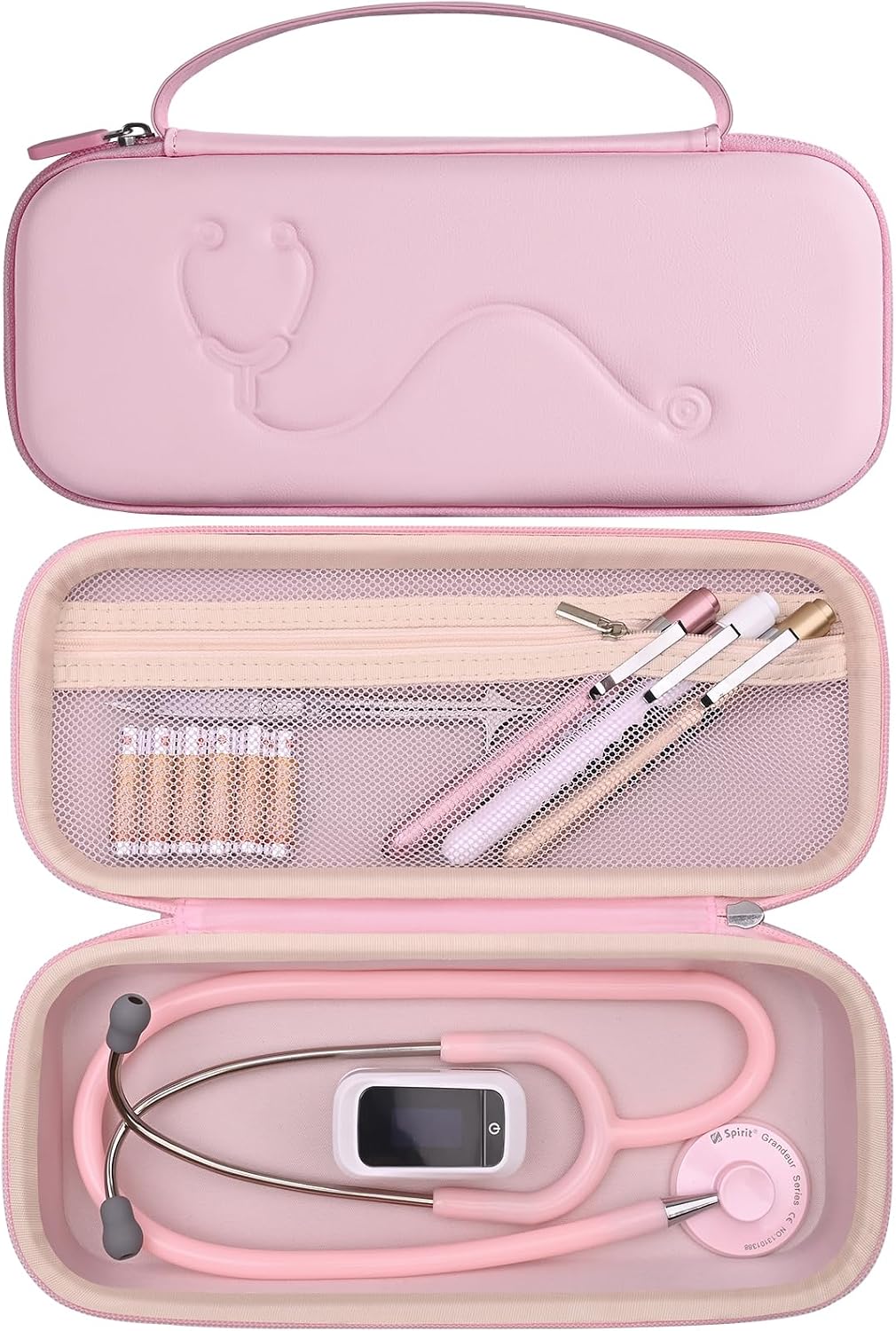 Stethoscope Case for 3M Littmann Classic III & Lightweight II S.E, Pink