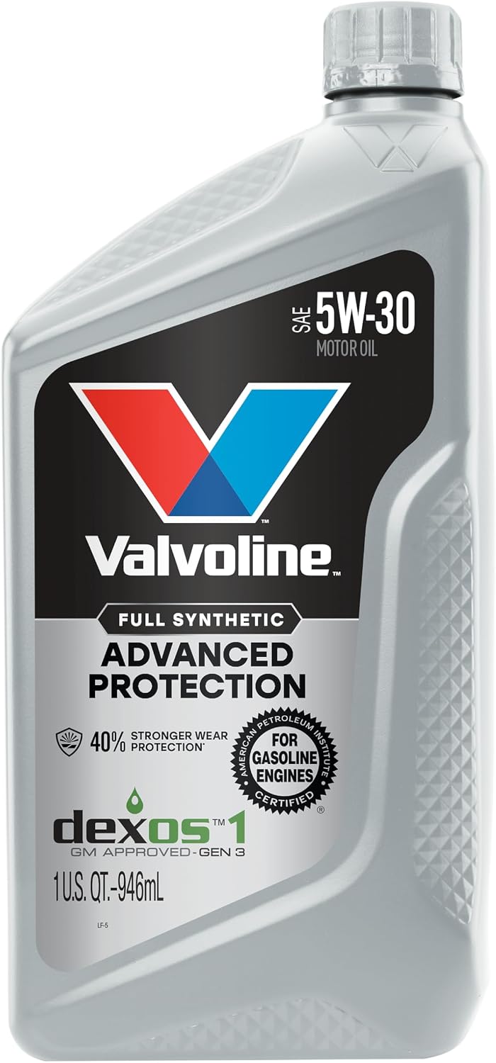 Valvoline Advanced Full Synthetic SAE 10W-30 Motor Oil 5 QT