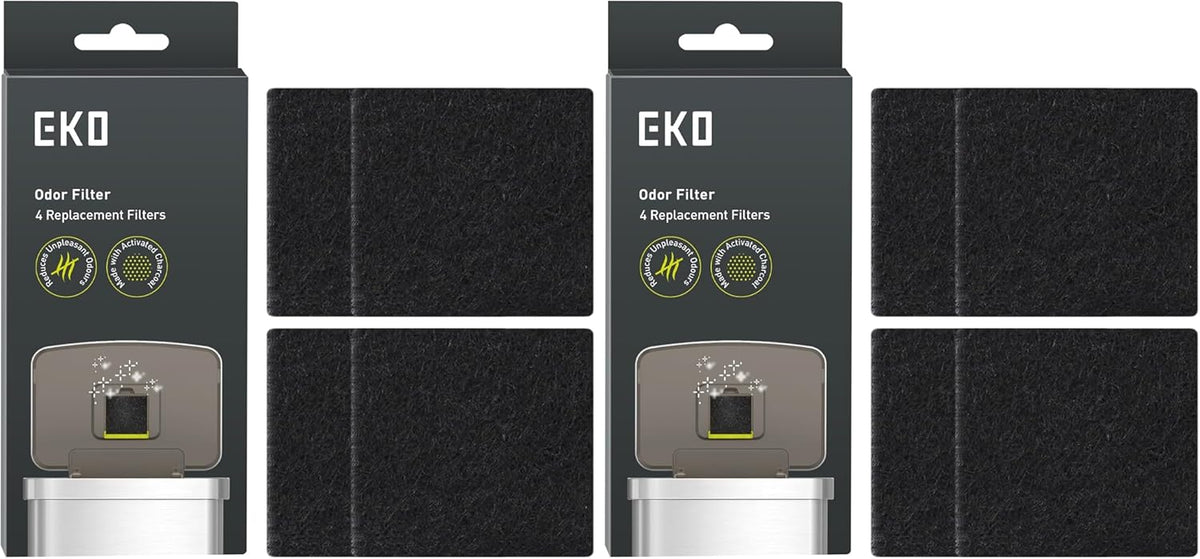 EKO Trash Can Deodorizer Filter, 4-Pack