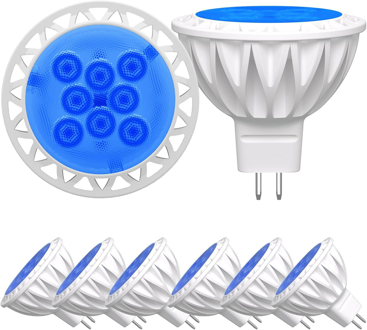 MR16 LED Bulbs 5W GU5.3 12V 2700K Warm White 6 Pack