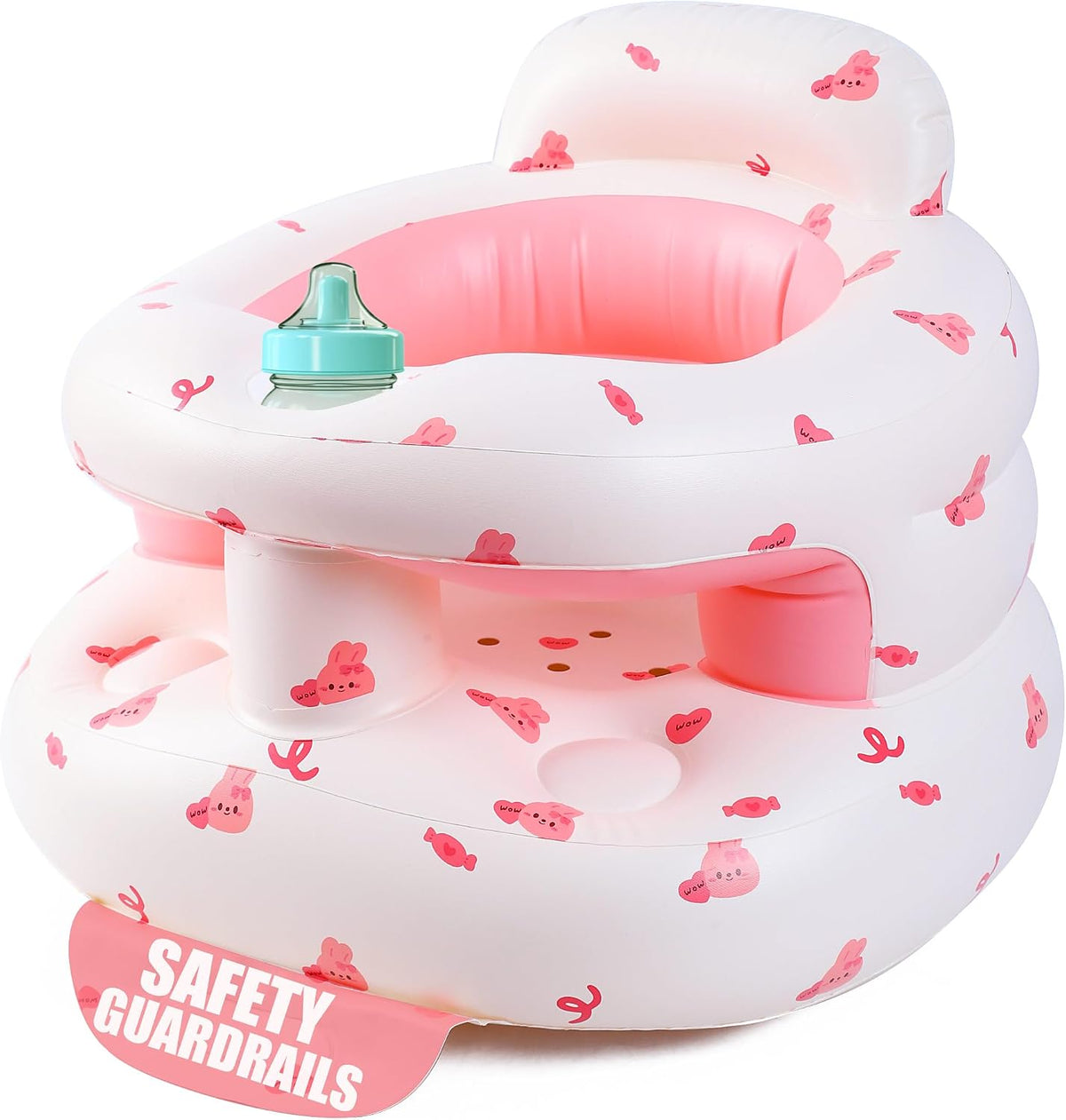 Upgraded Inflatable Baby Seat 3-36 Months, Baby Chair Sit Me Up Floor Seat