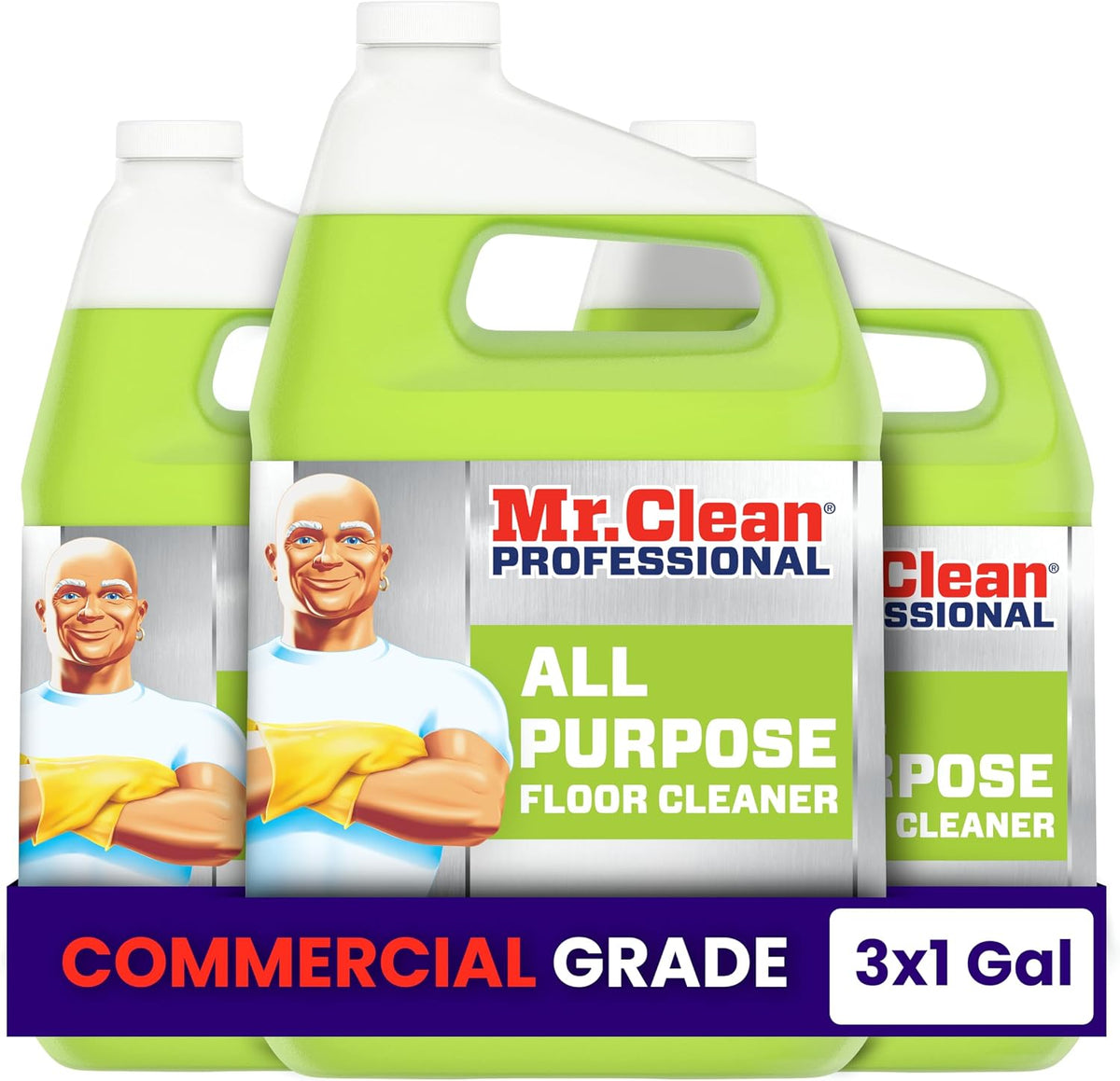 Mr. Clean PRO All Purpose Floor Cleaner for Hardwood & Tile (1 gal, 3 pack)