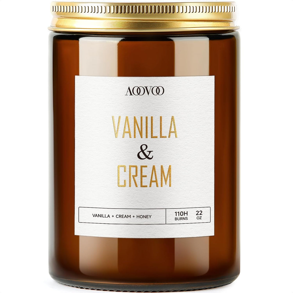 AOOVOO Coconut Vanilla Candles - 9 oz Scented Candles
