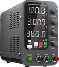 DC Power Supply Variable, 0-30V 0-10A Adjustable Switching DC Regulated Bench Power Supply with High Precision 4-Digit LED Display, 5V/2A USB Port, Coarse and Fine Adjustment SPS-3010