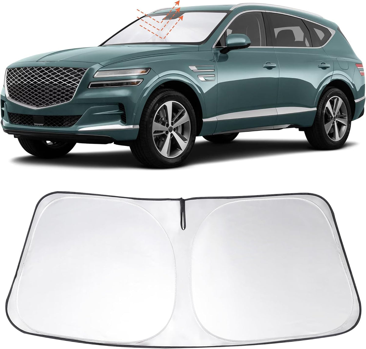 Windshield Sun Shade for 2015-2026 Ford F150 F-150 Accessories
