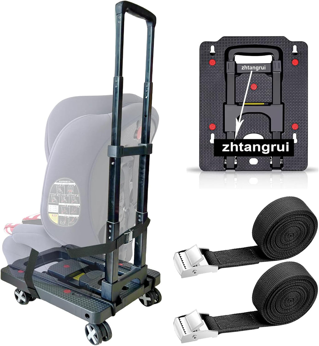Car Seat Dolly for Airport, Black