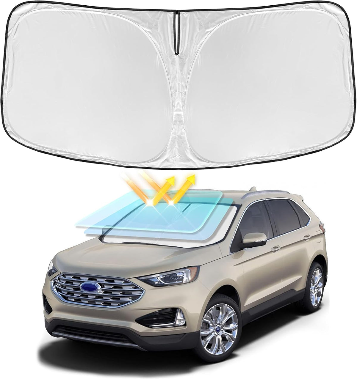 for Toyota Tacoma 2016-2024 2025 2026 Sun Shade Sunshade Windshield Cover