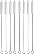 Hiware Straw Cleaner Brush Set, 8-Piece Long Cleaning Brush for Straws on Tumbler, Water Bottle, Sippy Cup, and Pipes, Tubes or Hummingbird Feeders