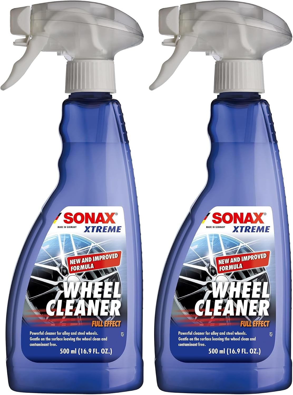 SONAX Wheel Cleaner Full Effect, Non-Acid Brake Dust Cleaner, 500 ml