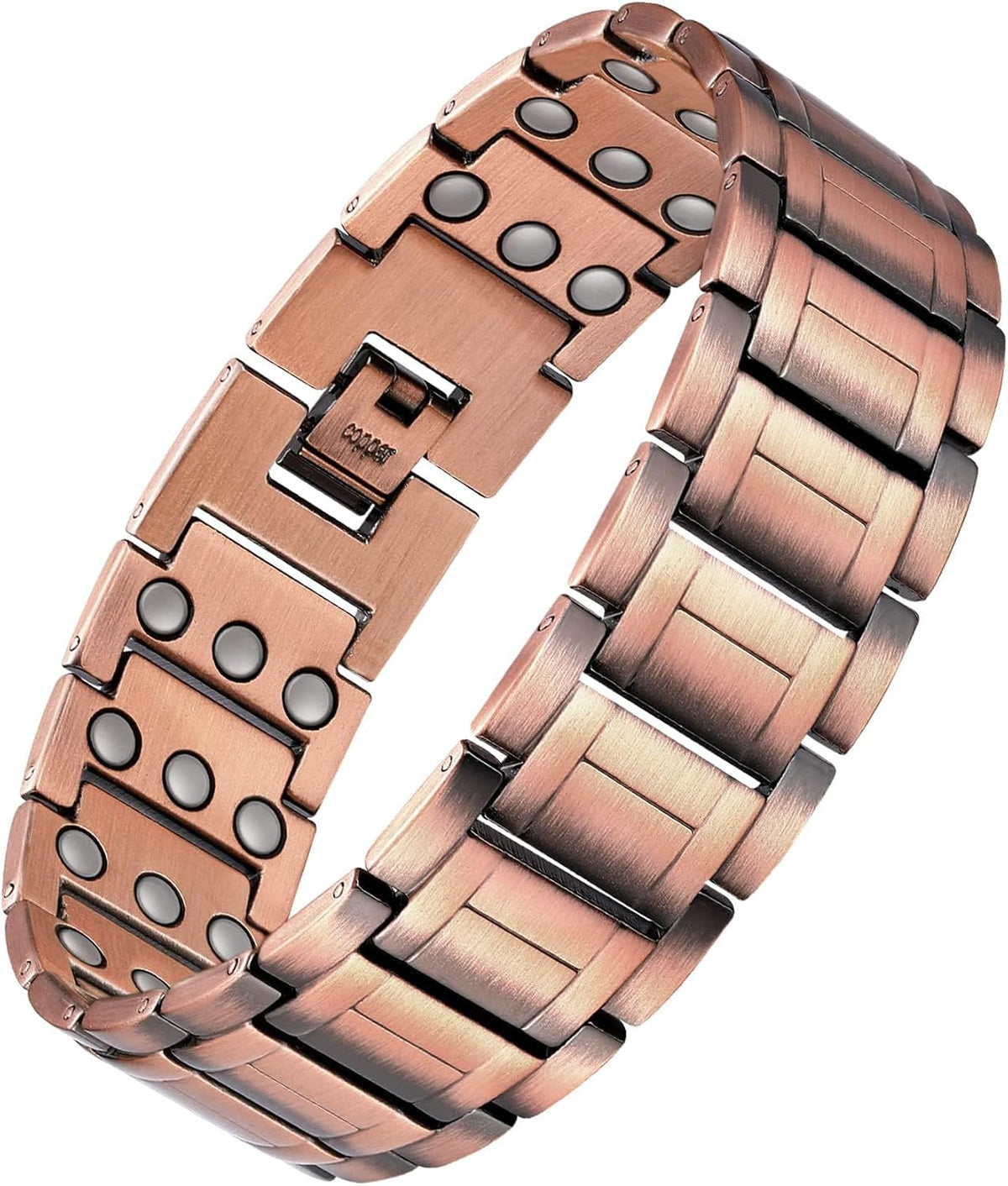Feraco Copper Magnetic Bracelets for Men,Pure Copper Jewelry Gift