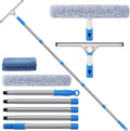Mitclear 77'' Long Squeegee Window Cleaner Tool for Indoor Outdoor Windows