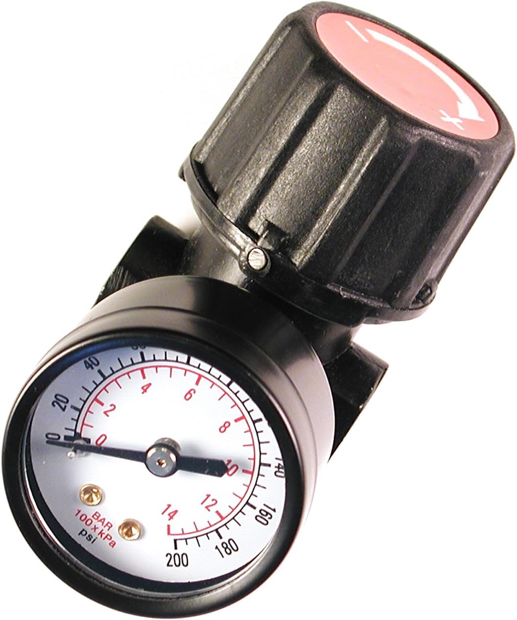 Primefit CR1401G Replacement Air Regulator with steel-Protected Gauge, 1/4" Npt