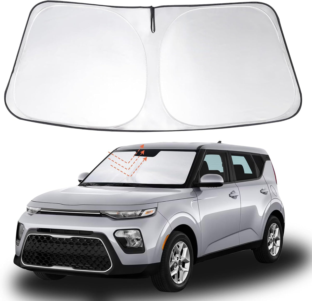 Windshield Sun Shade for 2015-2026 Ford F150 F-150 Accessories