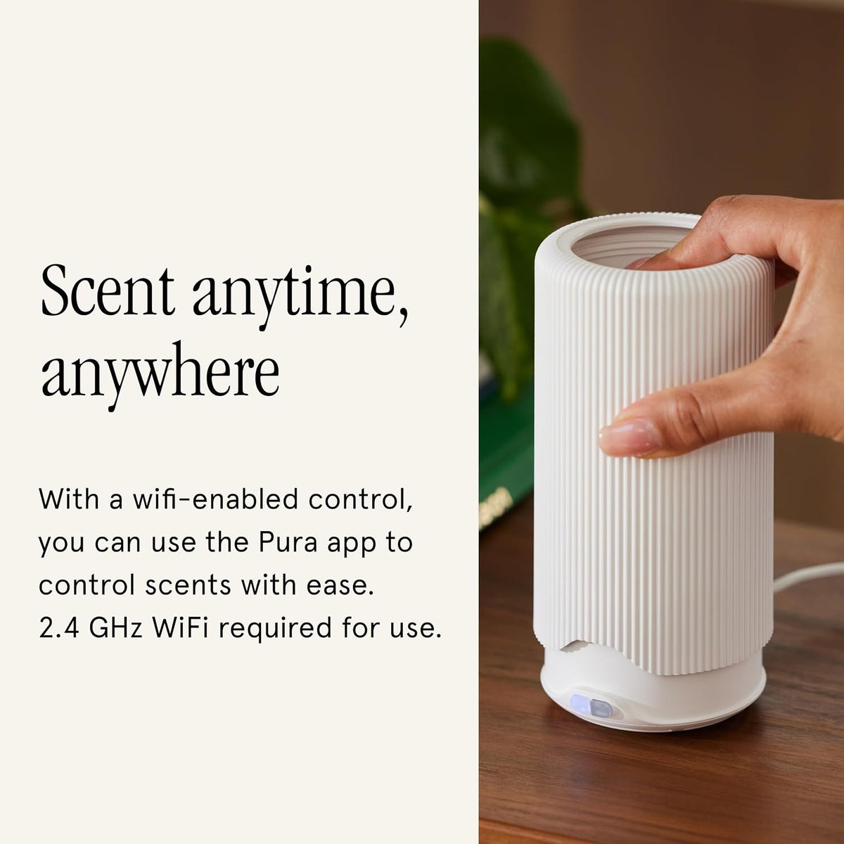 Pura Plus Smart Home Fragrance Diffuser for Large Spaces, White