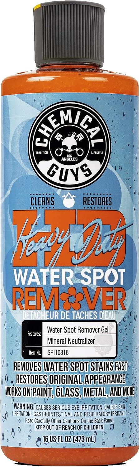 Chemical Guys, Heavy Duty Water Spot Remover Gel for Glass & Paint, 16 oz