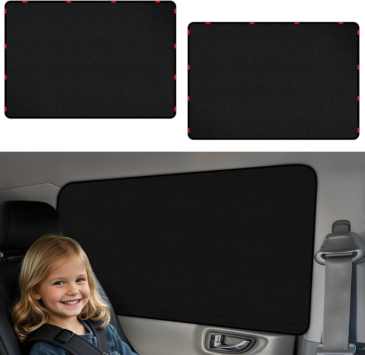 ZATOOTO Magnetic Car Window Shades 4PCS, Car Window Covers Ultimate Privacy