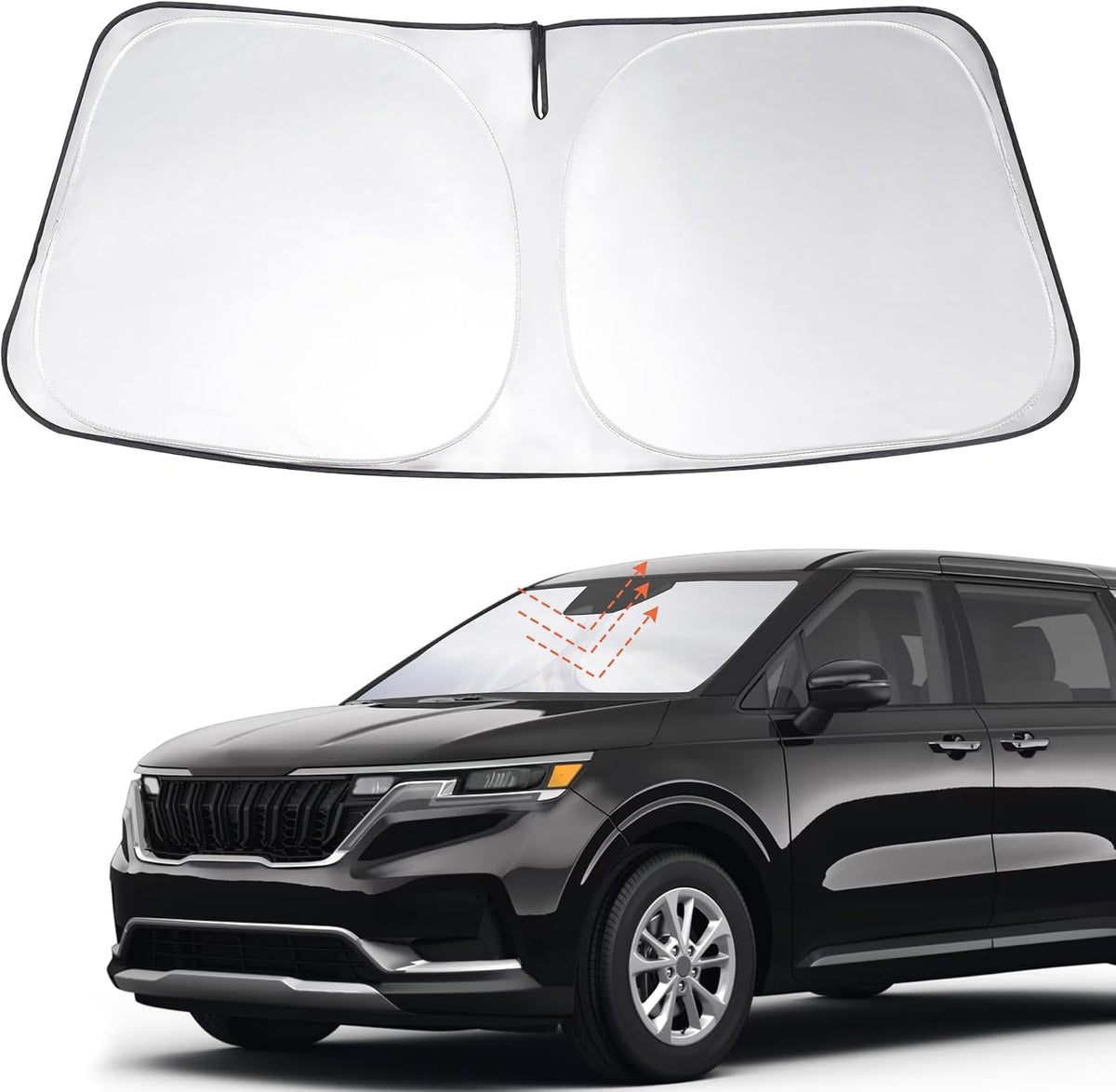 Windshield Sun Shade for 2015-2026 Ford F150 F-150 Accessories
