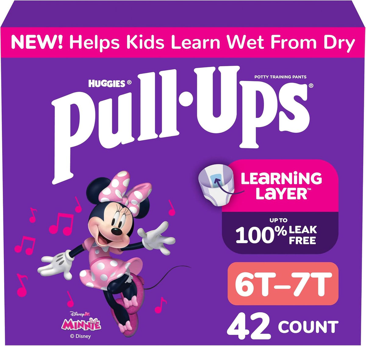 Pull-Ups Girls' Potty Training Pants, Size 3T-4T, 112 Count