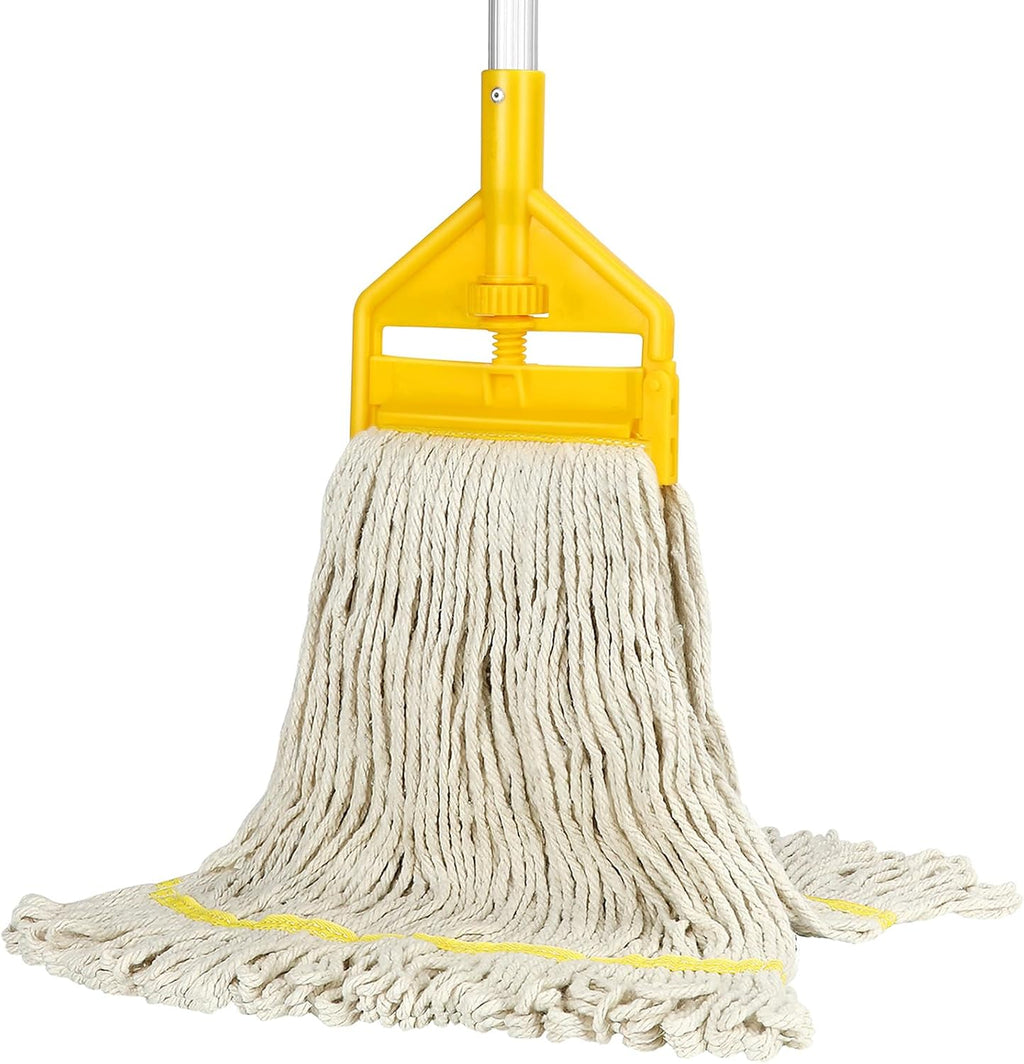 VOUBIEN Commercial Mop Heavy Duty Industrial Cotton Mops with Long Handle