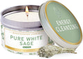 Magnificent 101 Pure Sage Tin Candle for Energy Cleansing, 6oz