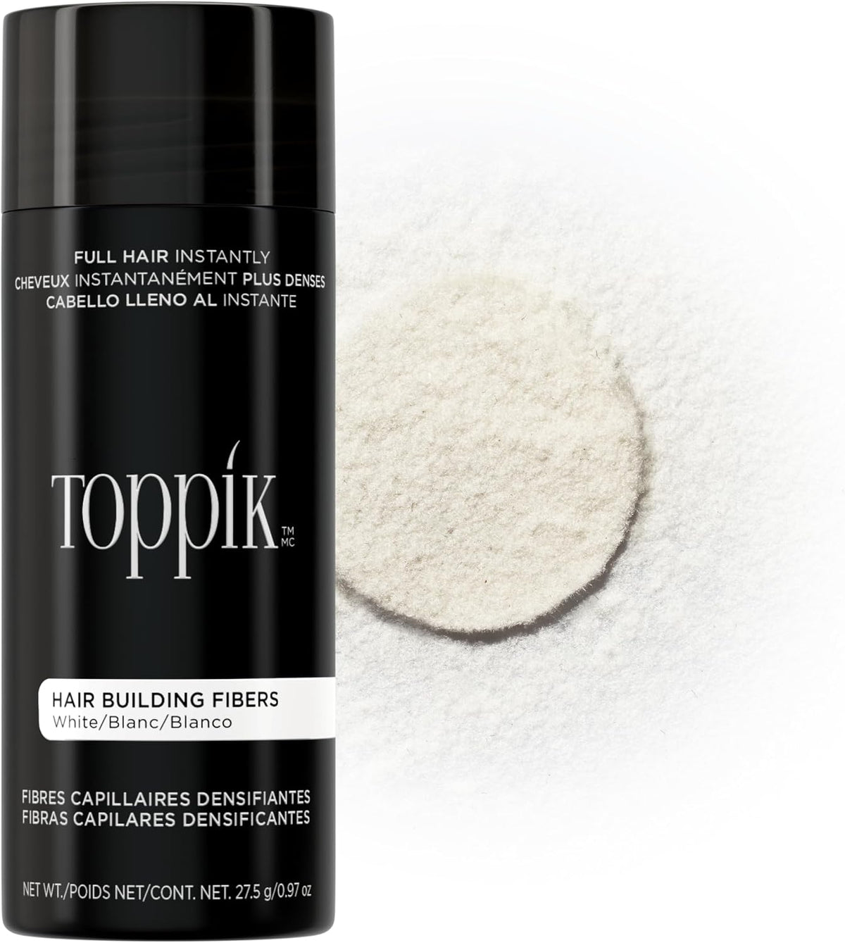 Toppik Hair Building Fibers, Fill In Fine or Thinning Hair Instantly Thicker, Fuller Looking Hair 9 Shades,4 size options