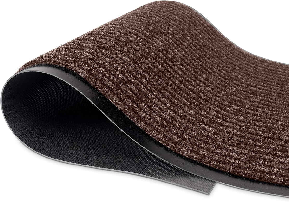 Commercial Floor Mat, Heavy Duty Indoor Outdoor Door Mat, 3x5 Feet Grey, Waterproof Entrance Mat, Non-Slip Backing Rug for Office, Store, Warehouse, Hallway, Garage & Entryway