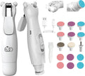Royal Angels Upgraded 21 in 1 Baby Nail Trimmer with Labeled Case, 13 Extra Replacement Pads, Safe Electric Baby Nail File Kit for Newborns & Toddlers, Whisper Quiet Nail Clipper with LED Light (Blue)