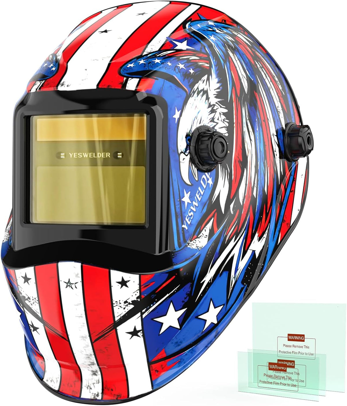 YESWELDER Auto Darkening Welding Helmet 1/1/1/1 True Color, LYG-L600A