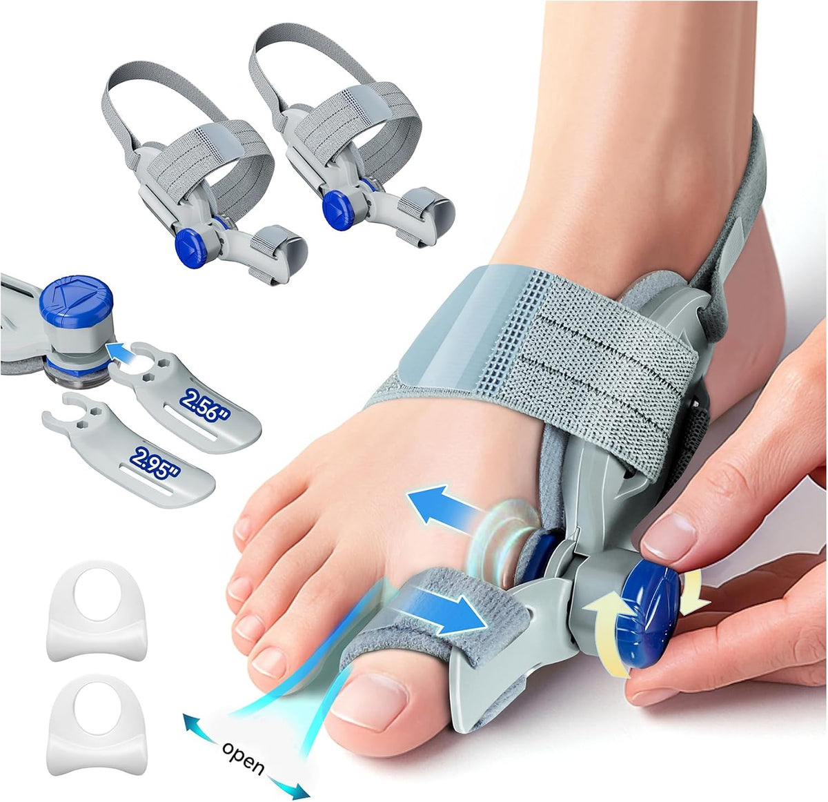 Bunion Corrector for Women & Men, Adjustable Big Toe Corrector 1 Pack