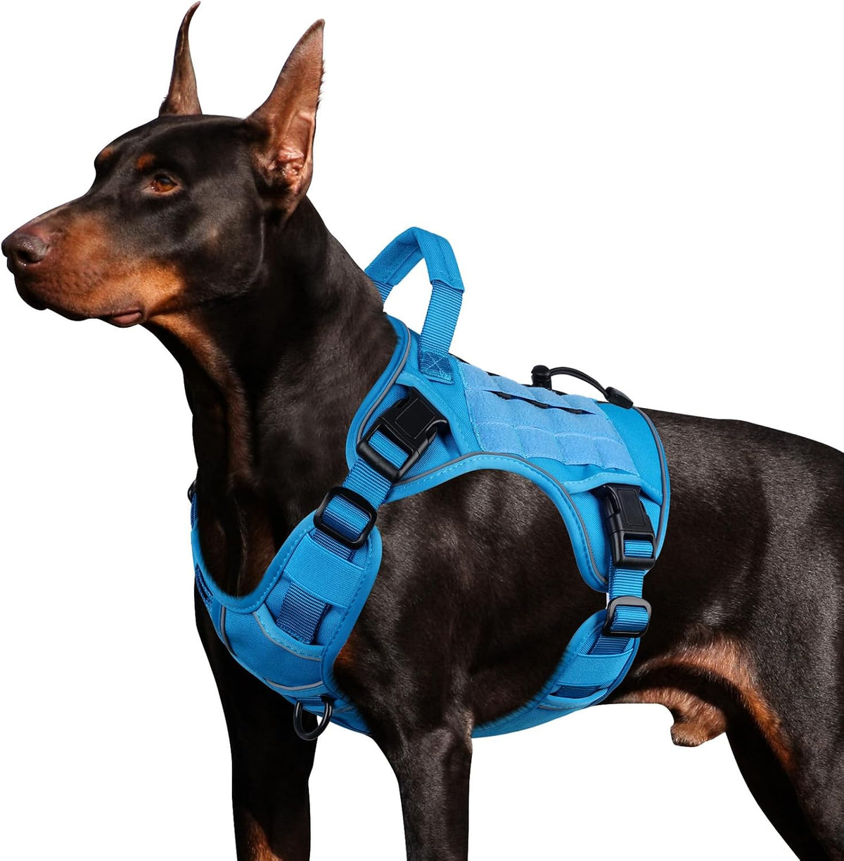 WINGOIN Tactical Dog Harness for Large Dogs,No Pull Heavy Duty Dog Harness