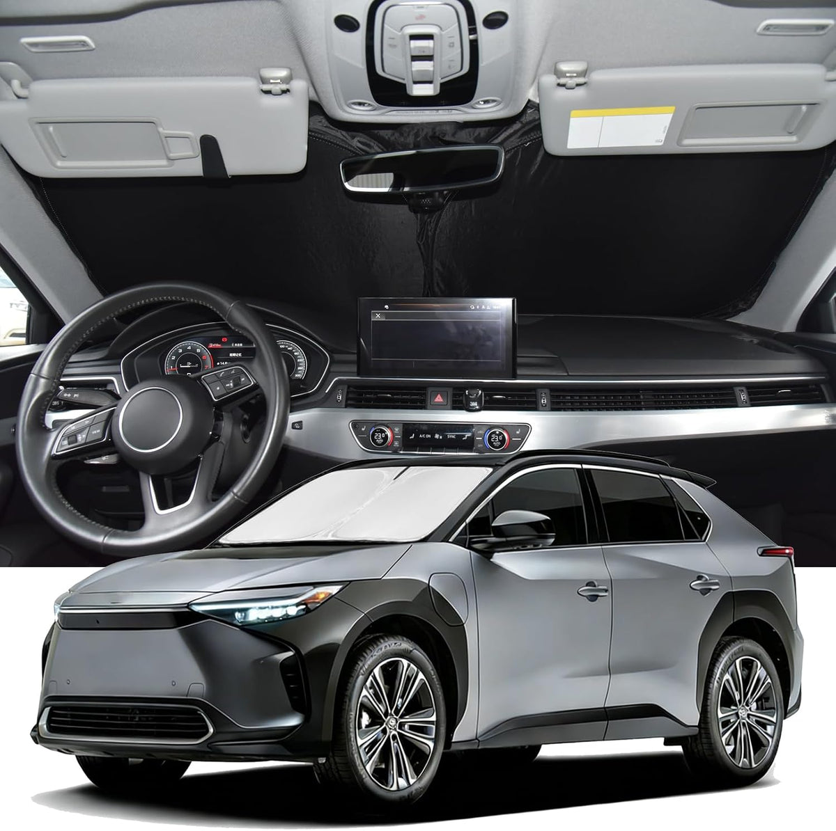 for Toyota Tacoma 2016-2024 2025 2026 Sun Shade Sunshade Windshield Cover