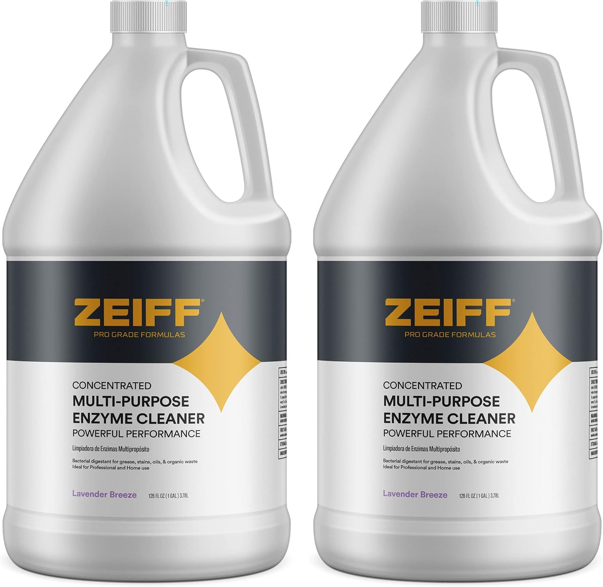 Zeiff Pro-Grade Multi-Purpose Probiotic Enzyme Cleaner - Pet Stain and Odor Remover, Drain Cleaner - Powerful Cleaning & Odor Eliminating Formula For Professional & Home Surfaces - 32 Ounce