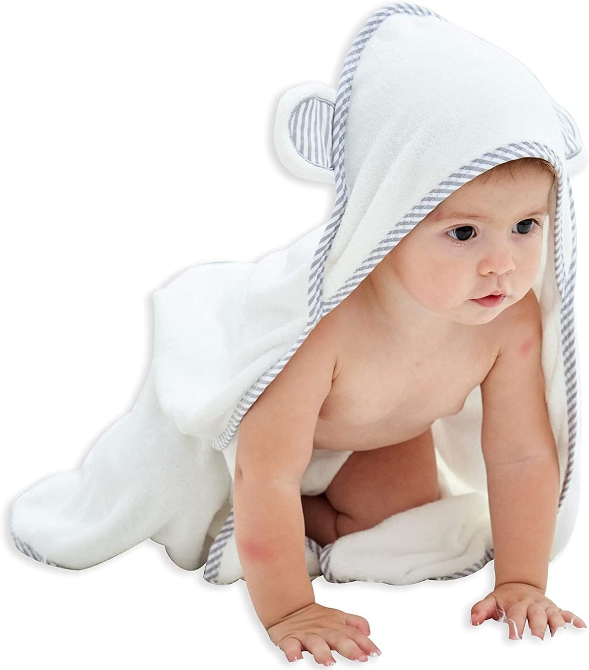 HIPHOP PANDA Ultra Soft Hooded Baby Towel - 2-Layer Thick 500GSM Absorbent