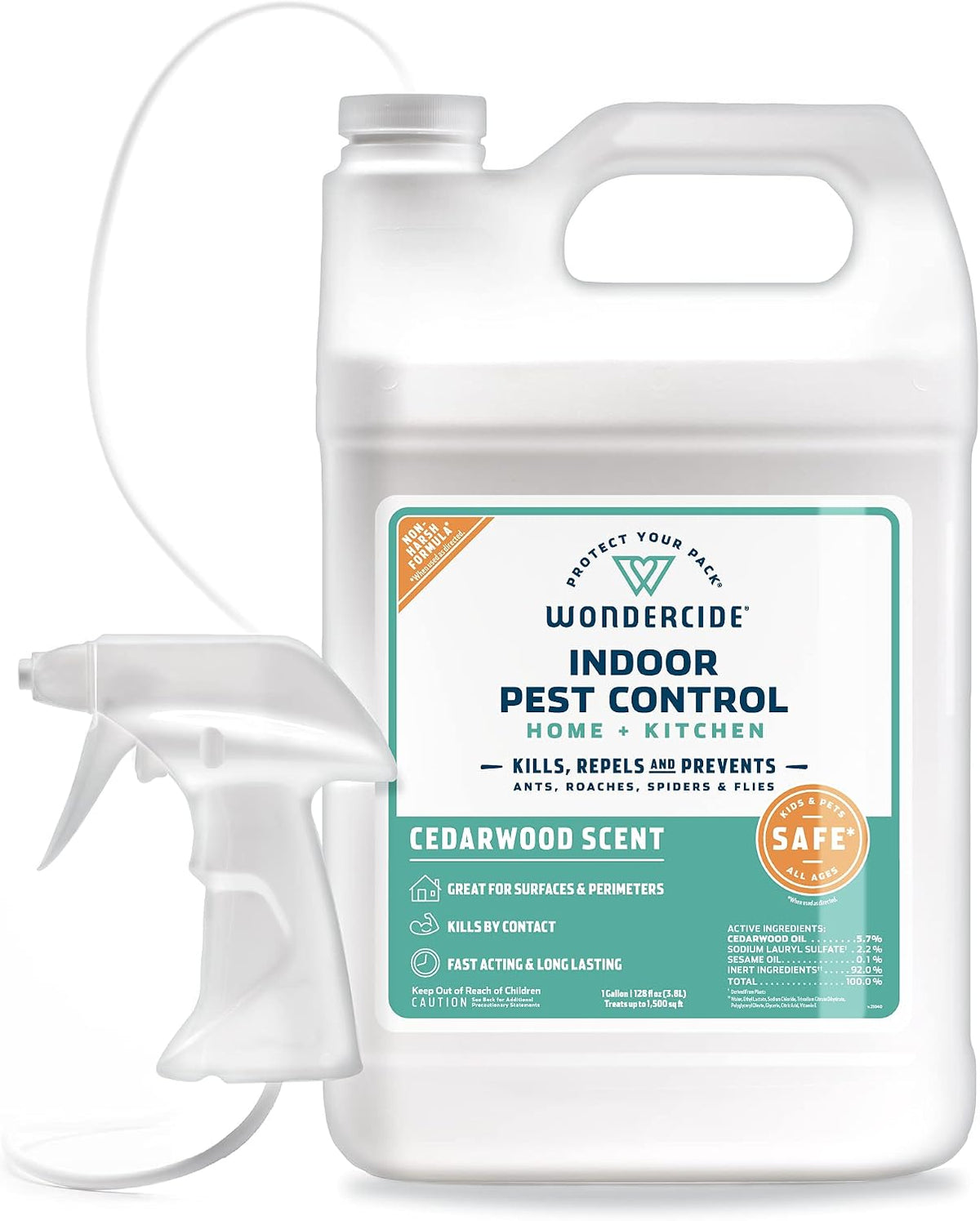 Wondercide - Indoor Pest Control Spray for Home & Kitchen Peppermint 16 oz