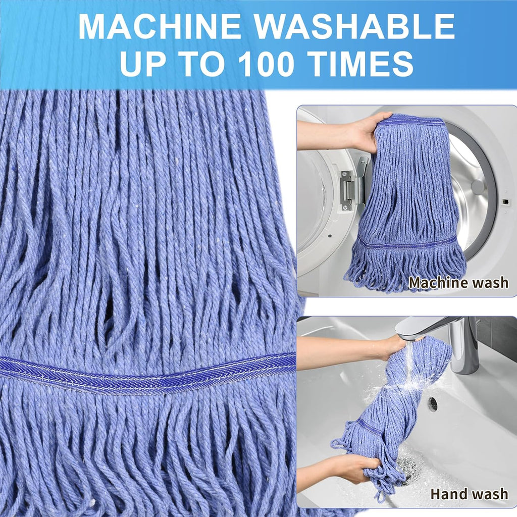 Commercial Mop with Extra Head Replace,63" Heavy Duty Industrial Mop