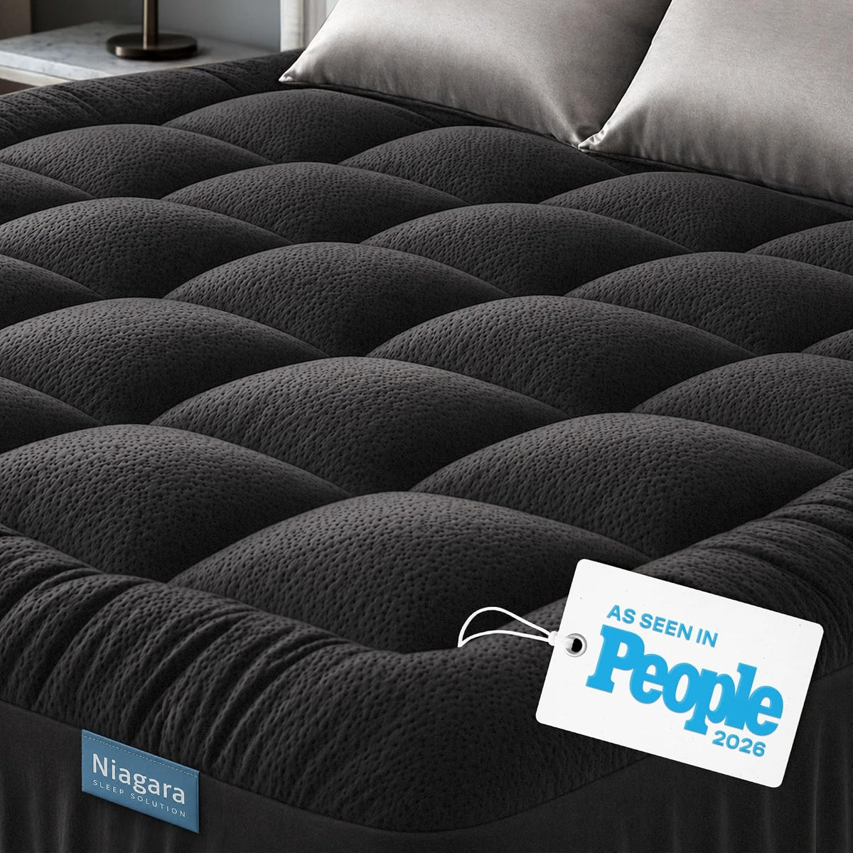 Niagara Sleep Solution Queen Ultra Soft Mattress Topper — Back Pain Relief