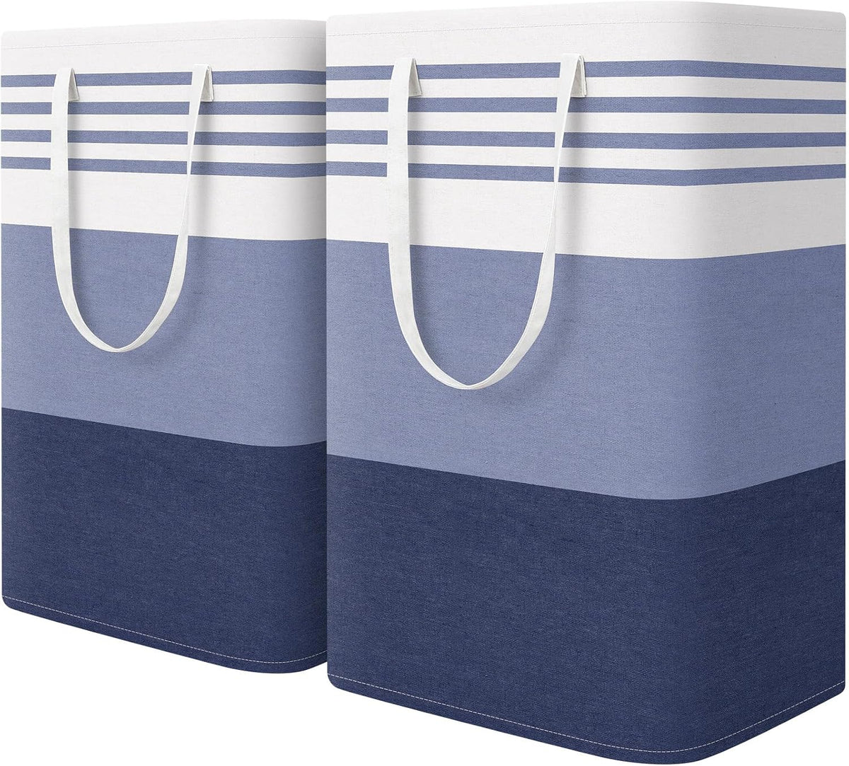 WOWBOX 2 Pack Laundry Baskets, Collapsible Dirty Clothes Laundry Hampers