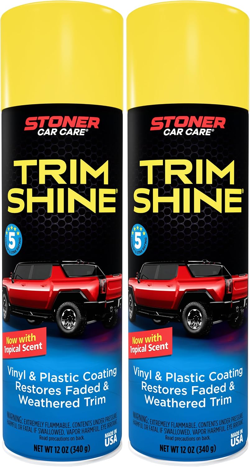 Stoner Car Care Trim Shine Black Trim & Plastic Restorer, 12 oz