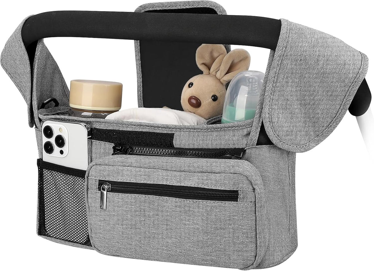 Accmor Universal Stroller Organizer with Insulated Cup Holder