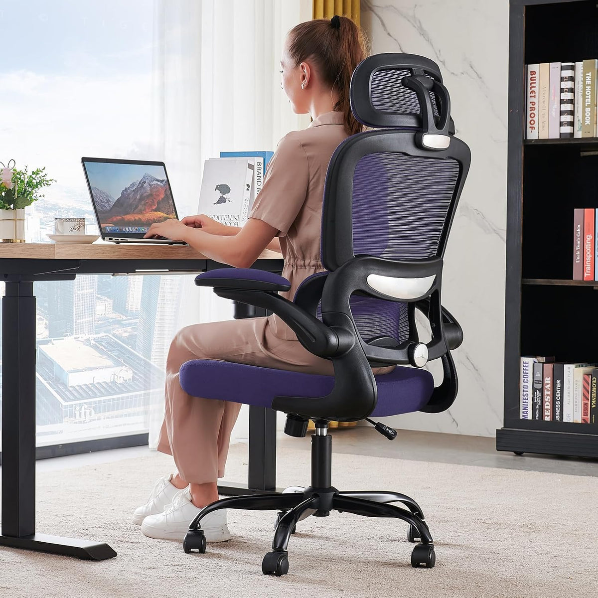 TRALT Office Chair Ergonomic Desk Chair - Gaming Chair with Lumbar Support