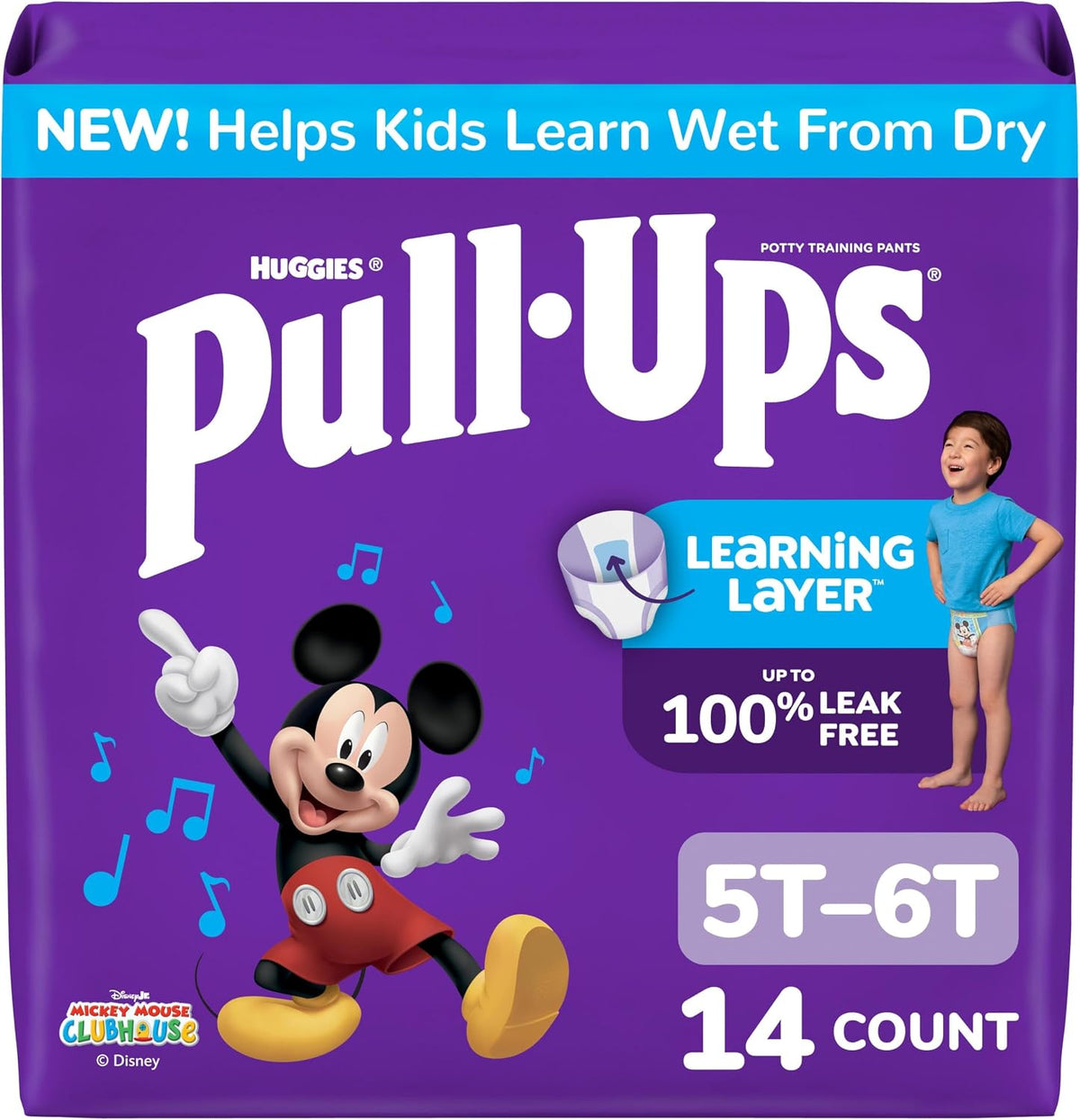 Pull-Ups Boys' Potty Training Pants, Size 3T-4T, 112 Count